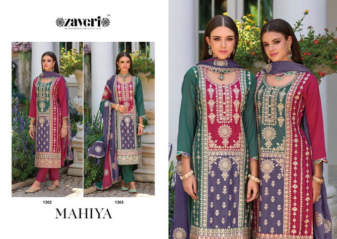 Mahiya By Eba Embroidery Wedding Wear Readymade Suits Wholesale Shop In Surat
